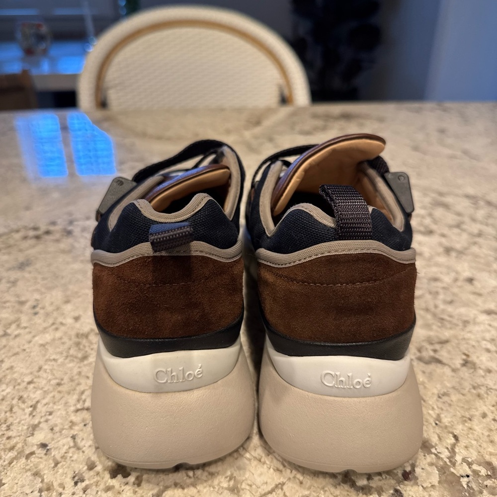 Chloe sneakers leather and suede size 41 US 10.5 - Picture 4 of 7